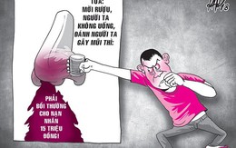 Bị đánh gãy mũi vì không uống rượu mời