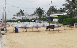Không gian lễ đính hôn trên bờ biển của Trường Giang - Nhã Phương