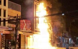 Cháy lớn trên phố sầm uất nhất Thanh Hóa