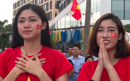 Thanh Tú bật khóc, Mỹ Linh và các thí sinh Hoa hậu Việt Nam 2018 vỡ oà trước cú ghi bàn tuyệt đẹp của Minh Vương