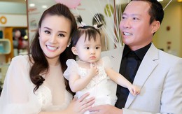 Chồng đại gia của Vy Oanh hiếm hoi đi sự kiện cùng vợ con