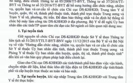 Bộ Y tế ban hành công văn về việc ổn định tổ chức, bộ máy làm công tác DS-KHHGĐ ở cơ sở