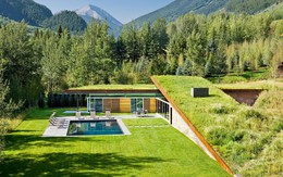 Ngôi nhà tuyệt đẹp được ngụy trang dưới tấm thảm cỏ xanh mướt