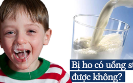 Uống sữa khi bị cảm cúm hoặc ho, trẻ bị nhiều đờm hơn? Bác sĩ Mỹ trả lời rất thuyết phục