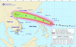 Tin mới nhất về siêu bão Mangkhut: Hoàn lưu bão gây mưa rất to