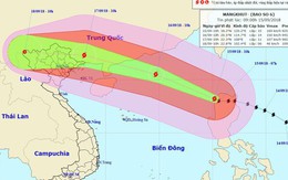 Siêu bão Mangkhut đã vào Biển Đông với sức gió hơn 180 km/h