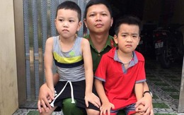 Trung úy công an lao xuống dòng nước lũ cứu sống bé trai trong gang tấc