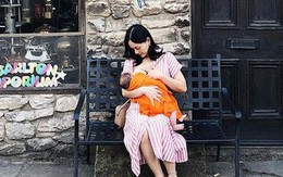 Mẹ đảm như Lan Phương: Chẳng ngại cho con bú mọi lúc, mọi nơi