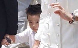Con trai Lee Byung Hun và Lee Min Jung lần đầu lộ mặt