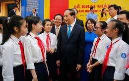 Chủ tịch nước Trần Đại Quang và những căn dặn tâm huyết vì sự nghiệp giáo dục