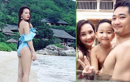 Bảo Thanh diện bikini sexy trong kỳ nghỉ cùng chồng con