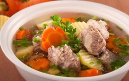 Canh củ nấu sườn cho bữa trưa đầu tuần ngon miệng