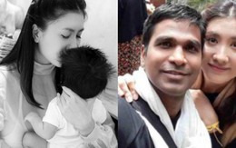 Diễn viên Nguyệt Ánh sinh con trai đầu lòng với chồng Ấn Độ