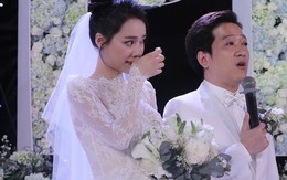 Câu chuyện xúc động phía sau giọt nước mắt của Trường Giang - Nhã Phương trong đám cưới