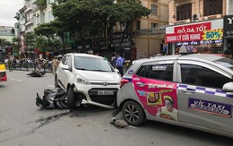 7 ôtô, xe máy đâm liên hoàn giờ cao điểm