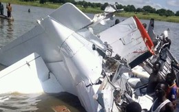 Máy bay lao xuống sông ở Nam Sudan, hơn 17 người tử vong