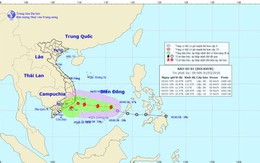 Bão số 1 mạnh lên, hướng vào đất liền