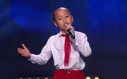 Cậu bé gốc Việt đeo khăn đỏ gây sốt tại Got Talent Thụy Điển