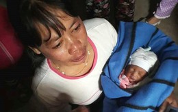 Giải cứu bé sơ sinh còn nguyên dây rốn bị bỏ dưới hầm nhà vệ sinh