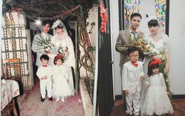 Có ai “đỉnh” được như cặp đôi dành 6 tháng để "hóa thân” thành bố mẹ trong đám cưới năm 1978 và 1992 từ chính hôn lễ của mình?
