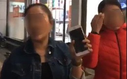 Người phụ nữ bị bắt quả tang tại trận khi ăn trộm điện thoại ở Thái Nguyên