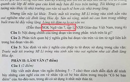 Sai sót đề thi Ngữ văn lớp 8 ở Thái Bình: Lãnh đạo Phòng Giáo dục xin nhận lỗi