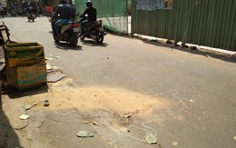Đang đứng trên đường, thanh niên 9x bị thanh sắt từ cao ốc ở Sài Gòn rơi trúng đầu ngã gục