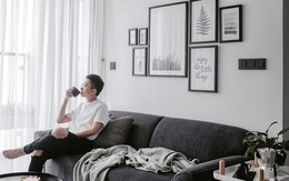 Căn hộ 74m² ở Hà Nội đẹp ấn tượng với gam màu trắng - đen của chàng trai là nhiếp ảnh gia ẩm thực