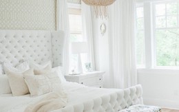 9 cách chọn đồ nội thất cho phòng ngủ có tông màu trắng
