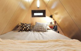 Nhà nhỏ 20m² ấn tượng với phòng ngủ trên gác xép siêu đáng yêu