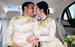 Lấy chồng doanh nhân Ấn Độ, cô dâu Võ Hạ Trâm đeo vàng trĩu cổ trong đám cưới