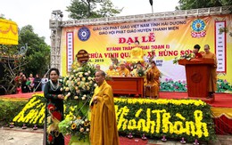 Khánh thành tu bổ, tôn tạo một trong những ngôi chùa lớn nhất Hải Dương