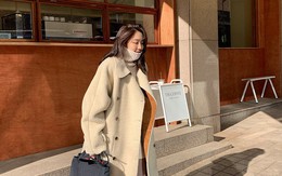 Áo khoác dài + quần ống rộng bộ đôi có khả năng biến nàng thành quý cô sành điệu du xuân