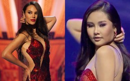 Ngân Anh bị nghi sao chép váy và cách tạo dáng của Miss Universe 2018