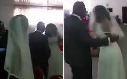 Cô dâu 'sốc' khi bồ nhí của chú rể mặc váy cưới đến nhà thờ