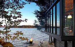 Ngôi nhà lưng tựa núi, mặt view hồ đẹp chất ngất dành cho những ai muốn sống gần thiên nhiên