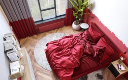 Phòng ngủ màu đỏ dành cho người năng động