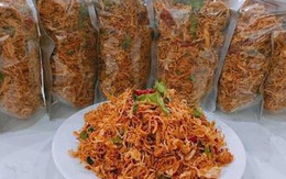 Rợn người quy trình sản xuất khô gà lá chanh