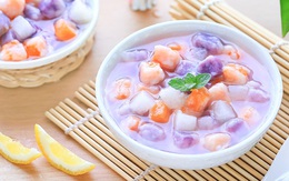 Chè khoai mà nấu thế này thì vừa ngon vừa đẹp, ngắm đã thích, ăn còn thích hơn!