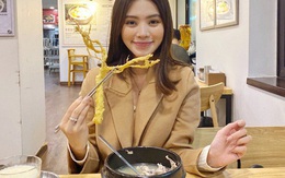 Hoa hậu "rich kid" ăn món dát vàng đắt đỏ: Huyền My, Hồ Ngọc Hà chẳng thua kém