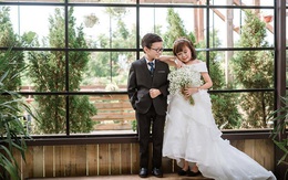 Đám cưới cặp đôi tí hon' như học sinh lớp 1 'gây bão' trên MXH khiến nhiều người xúc động