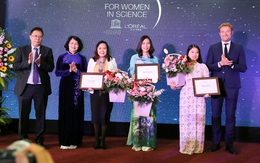 3 nhà khoa học nữ xuất sắc năm 2019 nhận học bổng nghiên cứu trị giá 150 triệu đồng