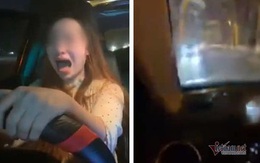 Điều tra vụ nữ tài xế gào khóc, lái xe lạng lách trên đường