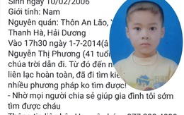 Hải Dương: Vợ mang con trai bỏ nhà đi biệt tích, chồng mỏi mòn tìm kiếm suốt 6 năm trời