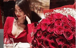 Lan Khuê khoe Valentine sang chảnh đầu tiên sau đám cưới nhưng netizen chỉ chú ý tới vòng 2 lùm lùm