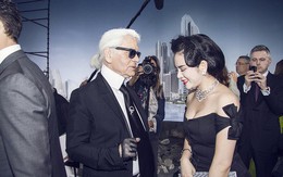 Lý Nhã Kỳ là mỹ nhân Việt duy nhất được trò chuyện với Karl Lagerfeld - huyền thoại của Chanel