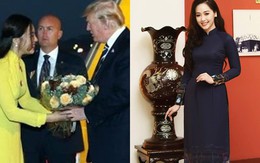 Thông tin bất ngờ về cuộc sống của thí sinh Hoa hậu từng tặng hoa Tổng thống Donald Trump