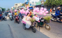 "Siêu xe" đặc biệt xuất hiện trong lễ đón dâu khiến ai cũng rơi nước mắt