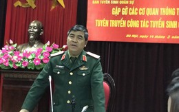 Rộng cửa hơn cho thí sinh nữ vào trường quân đội
