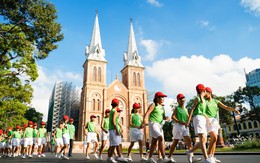 Ấn tượng 2000 học sinh tại TP Hồ Chí Minh đồng diễn thể dục